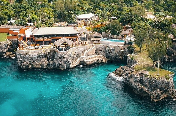 Aerial view Montenegro bay area